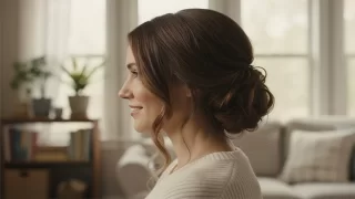 Asimetrik Topuz Saç Modelleri
