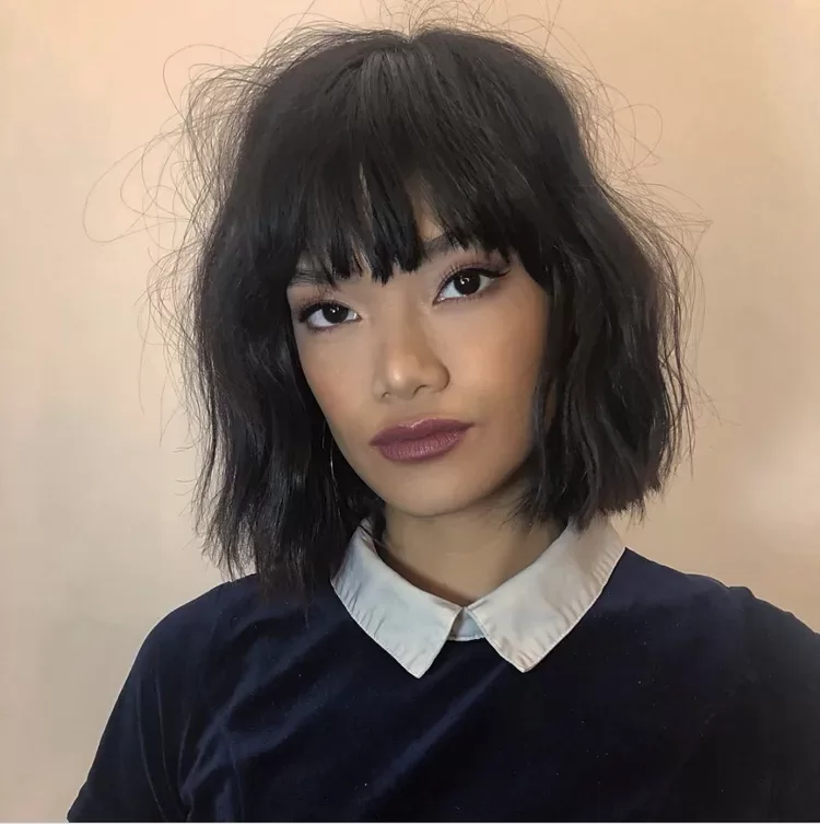 Çene Boyu Bob Kesim ve Kahkül Saç Modelleri
