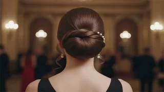 Nikah için Uzun Topuz Saç Modelleri