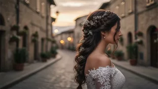 Uzun Örgülü Gelin Saçı Modelleri