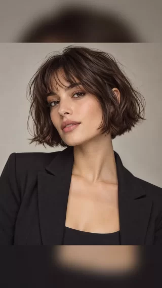 French Bob Saç Kesimi Modeli