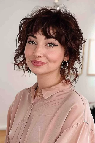 Mini Shag Saç Modeli