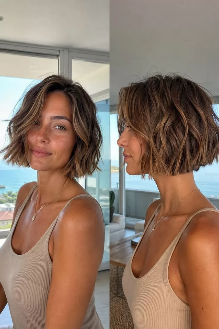 Sonbahar Kısa Saç Modelleri Honey Bob