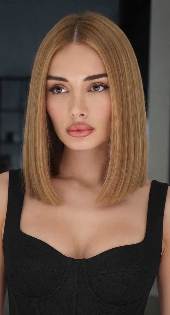 Sonbahar Kısa Saç Modelleri Honey Bob Uzun Saç Kesimi